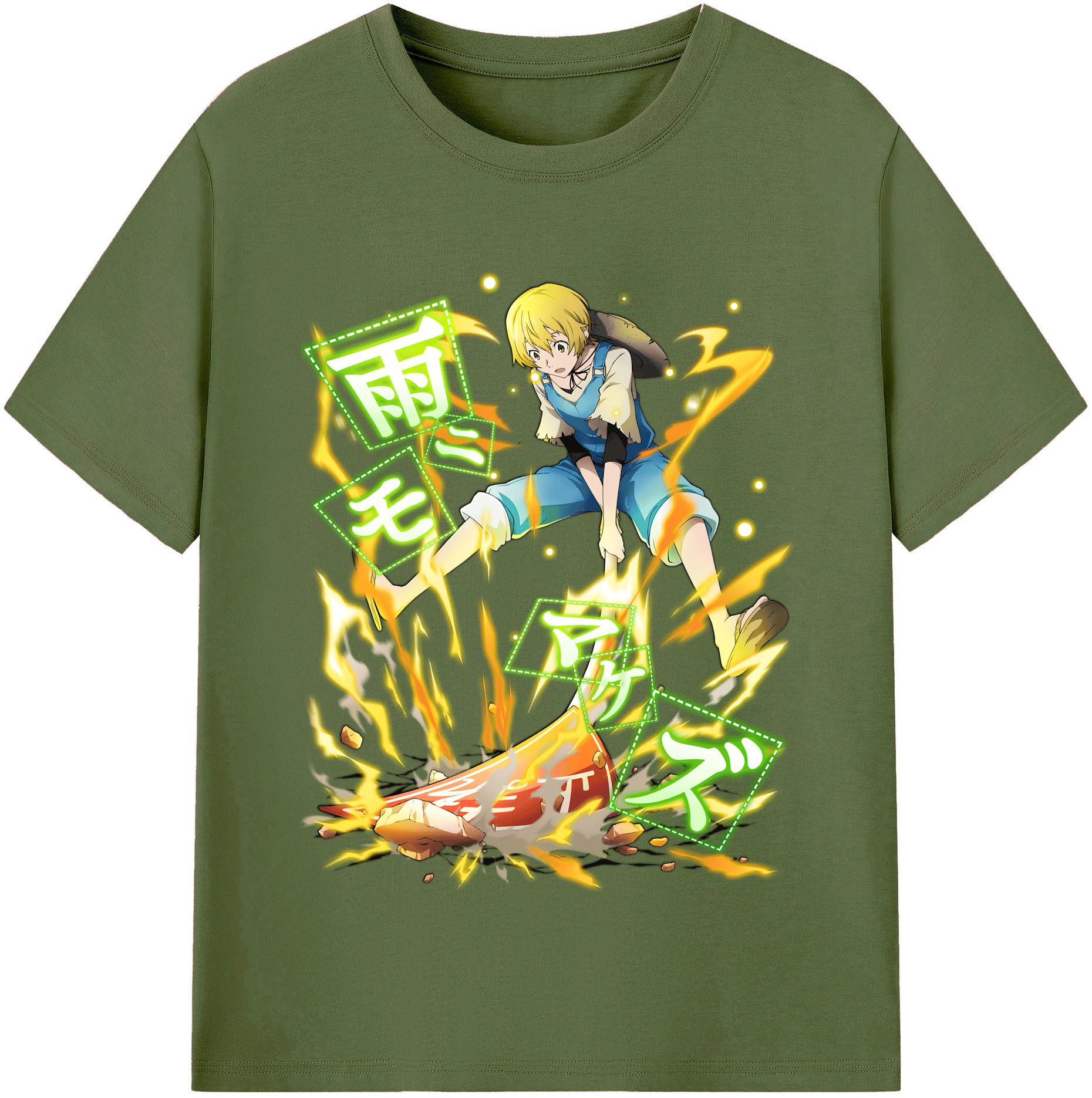 （画像用） 文豪ストレイドッグス Bungo Stray Dogs 綿100％半袖Tシャツ（フロントプリント）